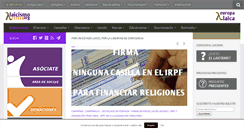 Desktop Screenshot of laicismo.org